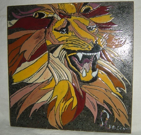 Ceramic Lava Portrait