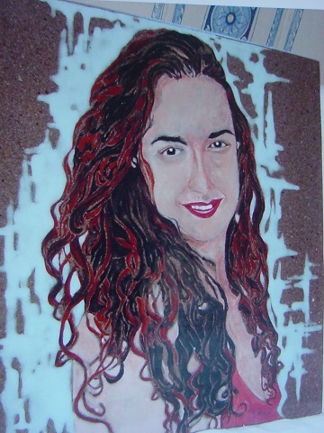 Ceramic Lava Portrait